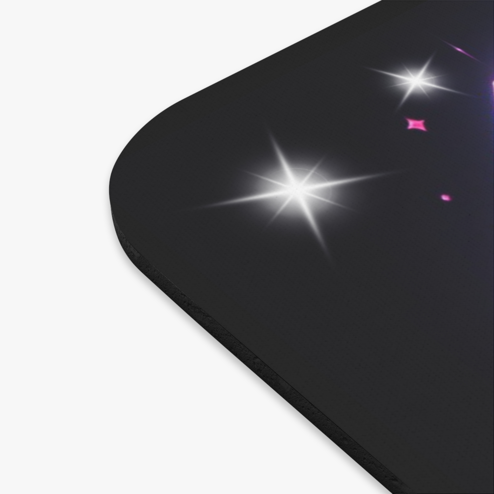 Mouse Pad (Rectangle)Digital 2 Diamonds, Vibrant Colors on Black Background, Use for work or gaming - Image 2