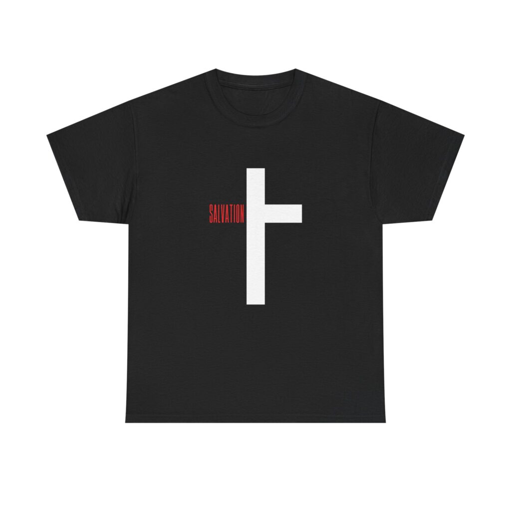 Christian Salvation Cross Unisex Heavy Cotton Tee